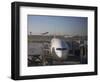 Boeing 777-300 ER Jet Airliner of Emirates Airline at Gate, Sydney Airport, Australia-Nick Servian-Framed Photographic Print