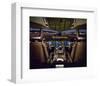 Boeing 777 Flight Deck-null-Framed Art Print