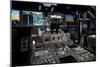 Boeing 787 Dreamliner Flight Deck-null-Mounted Art Print