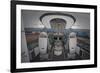 Boeing 787 Dreamliner flight deck-null-Framed Art Print