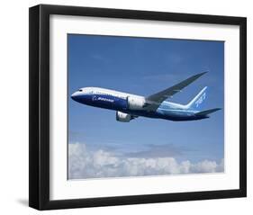 Boeing 787 Dreamliner-null-Framed Art Print