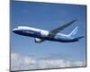 Boeing 787 Dreamliner-null-Mounted Art Print