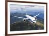 Boeing 787 Dreamliner-null-Framed Art Print