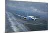 Boeing 787 Dreamliner-null-Mounted Art Print