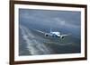 Boeing 787 Dreamliner-null-Framed Art Print