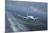 Boeing 787 Dreamliner-null-Mounted Art Print