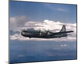 Boeing B-29 first heavy bomber-null-Mounted Art Print