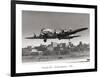 Boeing B-307 on Final Approach, 1940-null-Framed Art Print