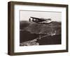 Boeing B-314 over San Francisco Bay, California 1939-Clyde Sunderland-Framed Art Print