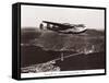 Boeing B-314 over San Francisco Bay, California 1939-Clyde Sunderland-Framed Stretched Canvas