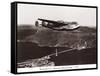 Boeing B-314 over San Francisco Bay, California 1939-Clyde Sunderland-Framed Stretched Canvas