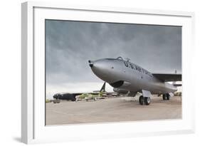 Boeing B-47, Kansas Aviation Museum, Wichita, Kansas, USA-Walter Bibikow-Framed Photographic Print