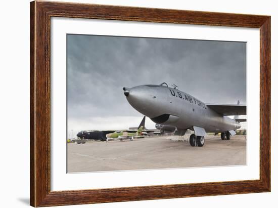 Boeing B-47, Kansas Aviation Museum, Wichita, Kansas, USA-Walter Bibikow-Framed Photographic Print