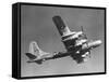 Boeing B-50D Superfortress in Air-null-Framed Stretched Canvas