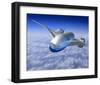 Boeing Conceptual Sonic Cruiser-null-Framed Art Print