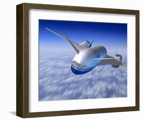 Boeing Conceptual Sonic Cruiser-null-Framed Art Print