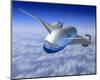 Boeing Conceptual Sonic Cruiser-null-Mounted Art Print