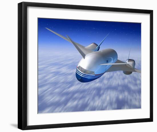 Boeing Conceptual Sonic Cruiser-null-Framed Art Print