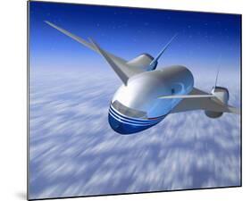 Boeing Conceptual Sonic Cruiser-null-Mounted Art Print