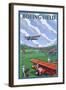 Boeing Field, Seattle, Washington-Lantern Press-Framed Art Print