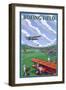 Boeing Field, Seattle, Washington-Lantern Press-Framed Art Print