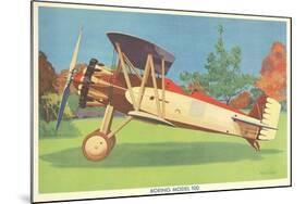 Boeing Model 100 Airplane-null-Mounted Art Print