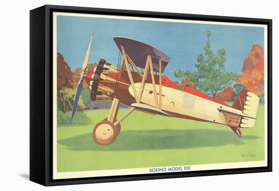 Boeing Model 100 Airplane-null-Framed Stretched Canvas