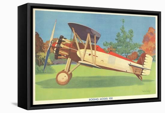 Boeing Model 100 Airplane-null-Framed Stretched Canvas