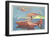 Boeing Model 204 Flying Boat-null-Framed Art Print