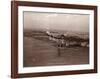 Boeing Stratocruiser, George Washington Bridge, 1949-Clyde Sunderland-Framed Art Print