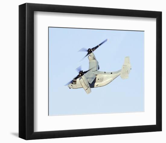 Boeing, V-22 Osprey banking-null-Framed Art Print