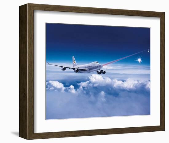 Boeing YAL-1A Airborne Laser-null-Framed Art Print