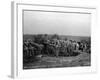Boer Artillery Engaged-null-Framed Photographic Print