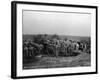 Boer Artillery Engaged-null-Framed Photographic Print