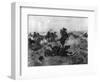 Boer, Battle of Tugela-Henri Dupray-Framed Art Print