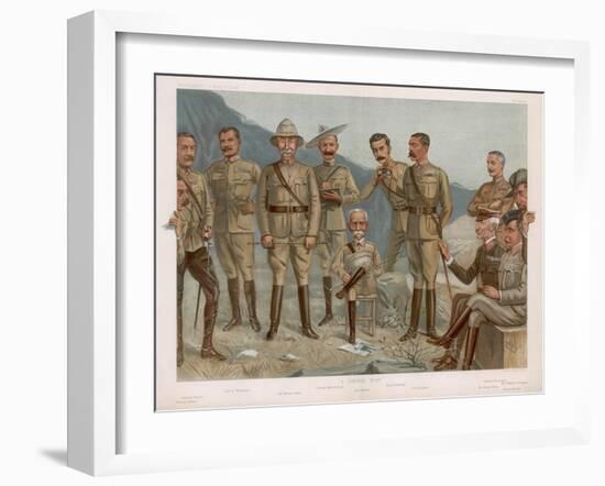 Boer, British Generals-Leslie Ward-Framed Art Print