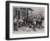 Boer Humour, Attack on Chamberlain's Shop at Newcastle, Natal-Frederic De Haenen-Framed Giclee Print