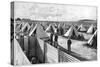 Boer Prisoners in a Camp at Bloemfontein, 2nd Boer War, 1899-1902-null-Stretched Canvas