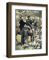 Boer Soldiers, November 1899 from Petit Journal, Paris, Second Boer War, South Africa-null-Framed Giclee Print