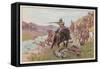 Boer War, Modder River-M. Plinzner-Framed Stretched Canvas