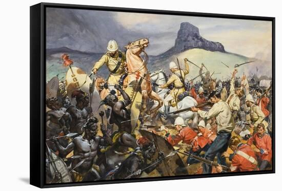 Boers and Natives-McConnell-Framed Stretched Canvas
