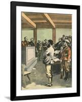 Boers before the Tribunal During the Boer War-null-Framed Art Print