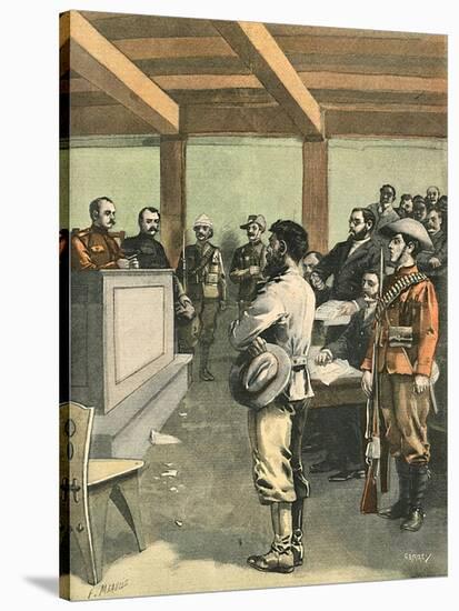 Boers before the Tribunal During the Boer War-null-Stretched Canvas