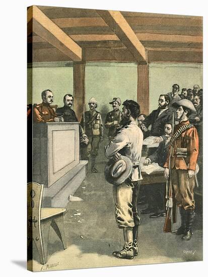 Boers before the Tribunal During the Boer War-null-Stretched Canvas