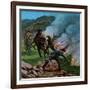 'Boers Firing the Veldt', 1900-Unknown-Framed Giclee Print