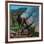 'Boers Firing the Veldt', 1900-Unknown-Framed Giclee Print