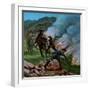 'Boers Firing the Veldt', 1900-Unknown-Framed Giclee Print