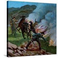 'Boers Firing the Veldt', 1900-Unknown-Stretched Canvas