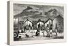 Boers in Laager on Pivan River, Zulu Border, Cape Colony, South Africa-null-Stretched Canvas