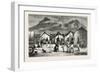 Boers in Laager on Pivan River, Zulu Border, Cape Colony, South Africa-null-Framed Giclee Print